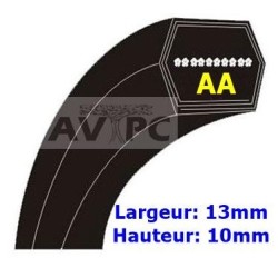 Courroie AA60 Courroie HEXAGONALE