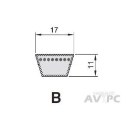 Courroie B27