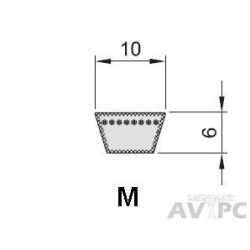 Courroie M16, Trapézoïdale lisse