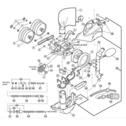 Courroie entrainement pour robot piscine POLARIS 360