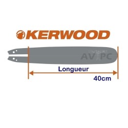 Guide tronçonneuse 40 cm Kerwood