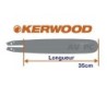 Guide tronçonneuse 35 cm Kerwood