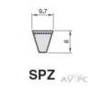 Courroie SPZ1060, Trapézoïdale Lisse